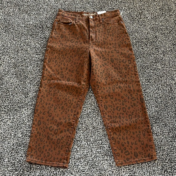 NWT Universal Thread Jeans leopard print size 12 - Picture 1 of 4
